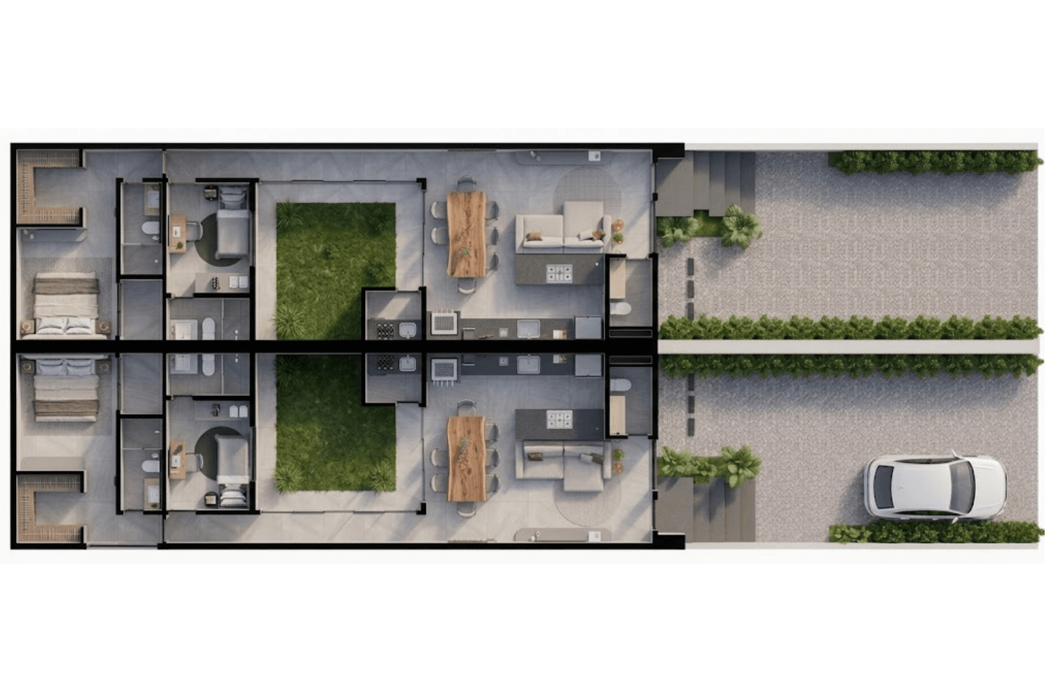 Planta Casa Jardim
